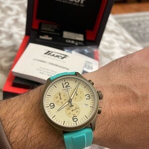 Tissot Chrono Quartz Sapphire Crystal XL T1016617A 45mm Men’s Watch Swiss Made